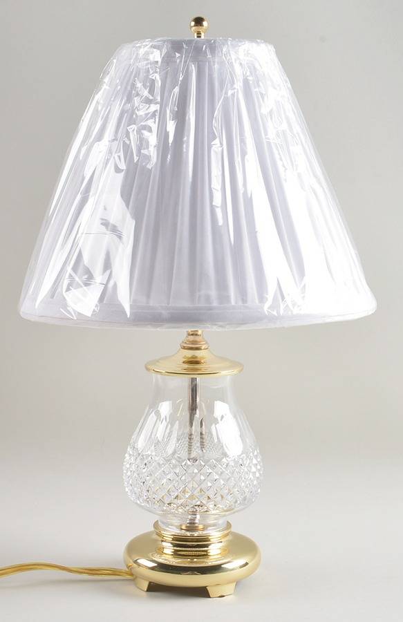 Colleen Short Stem (Cut) 14" Electric Lamp & Shade by Waterford Crystal-1