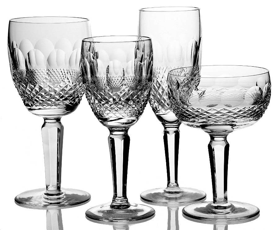 Colleen Tall Stem (Cut) 32 Piece Estate Set by Waterford Crystal-1