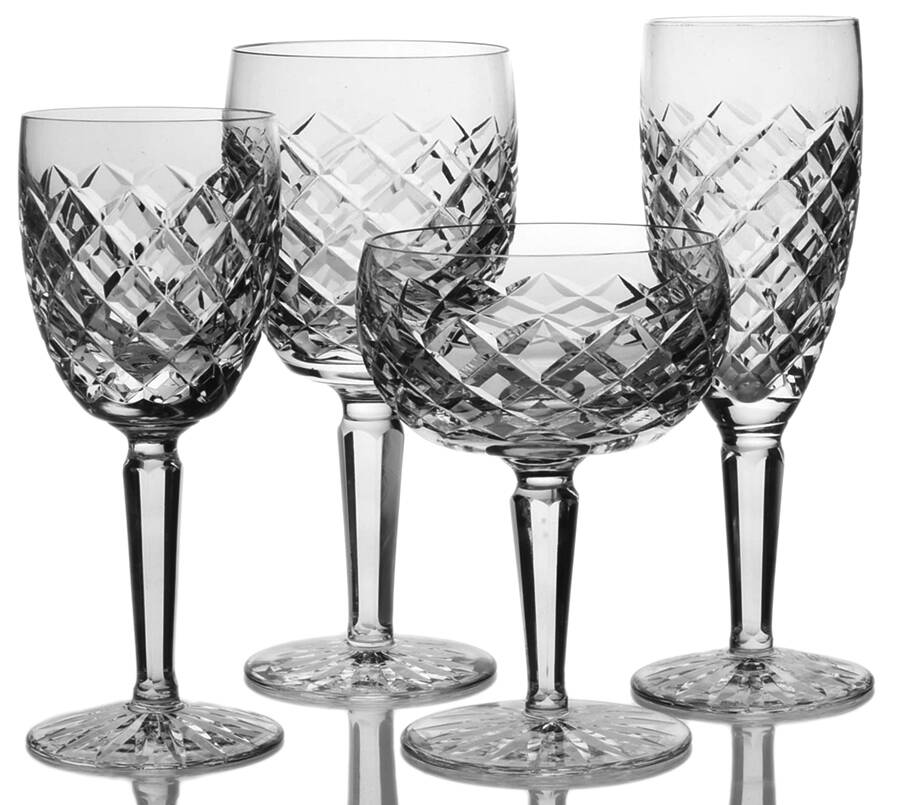 Comeragh (Cut) 4 Piece Place Setting by Waterford Crystal-1