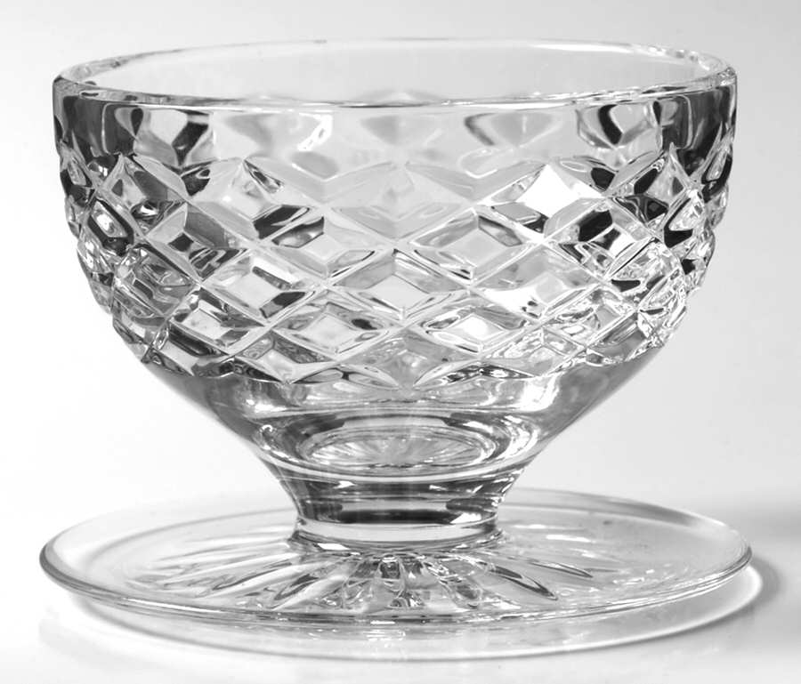 Comeragh (Cut) Footed Dessert by Waterford Crystal-1