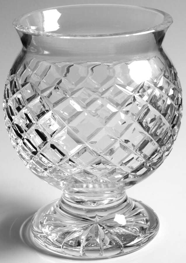 Comeragh (Cut) 6" Footed Flower Vase by Waterford Crystal-1