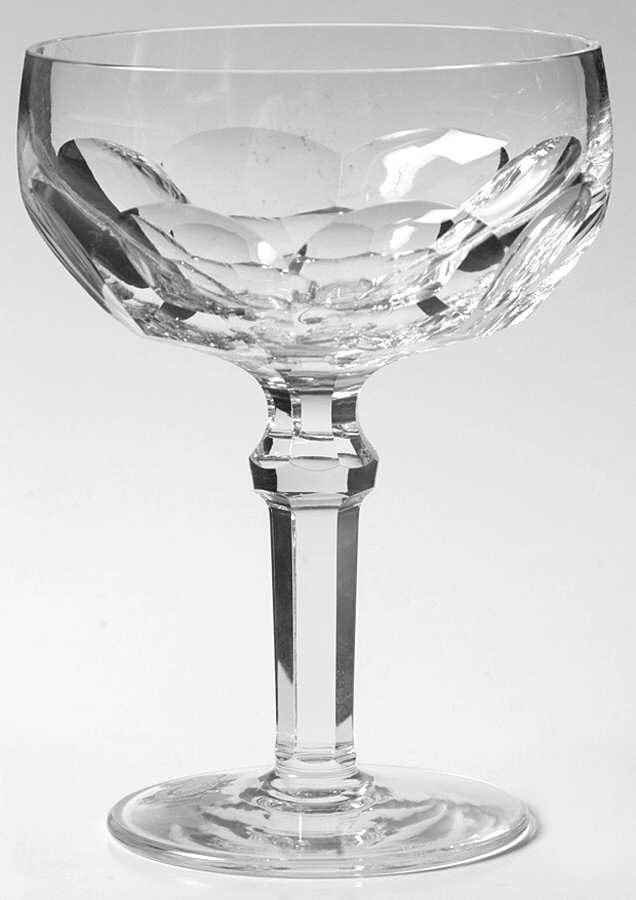 Dunloe (Cut) Champagne/Tall Sherbet by Waterford Crystal-1