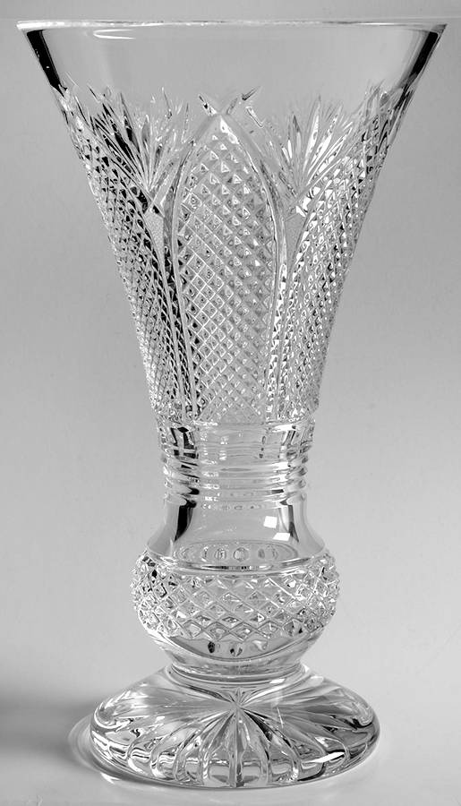 Dunmore 14" Flower Vase by Waterford Crystal-1