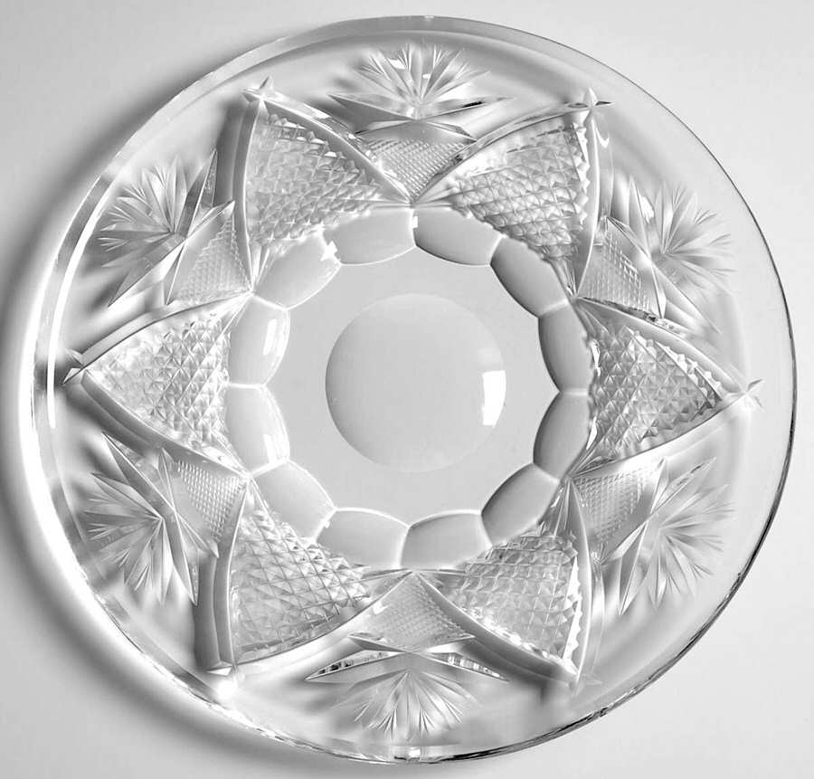 Dunmore Luncheon Plate by Waterford Crystal-1