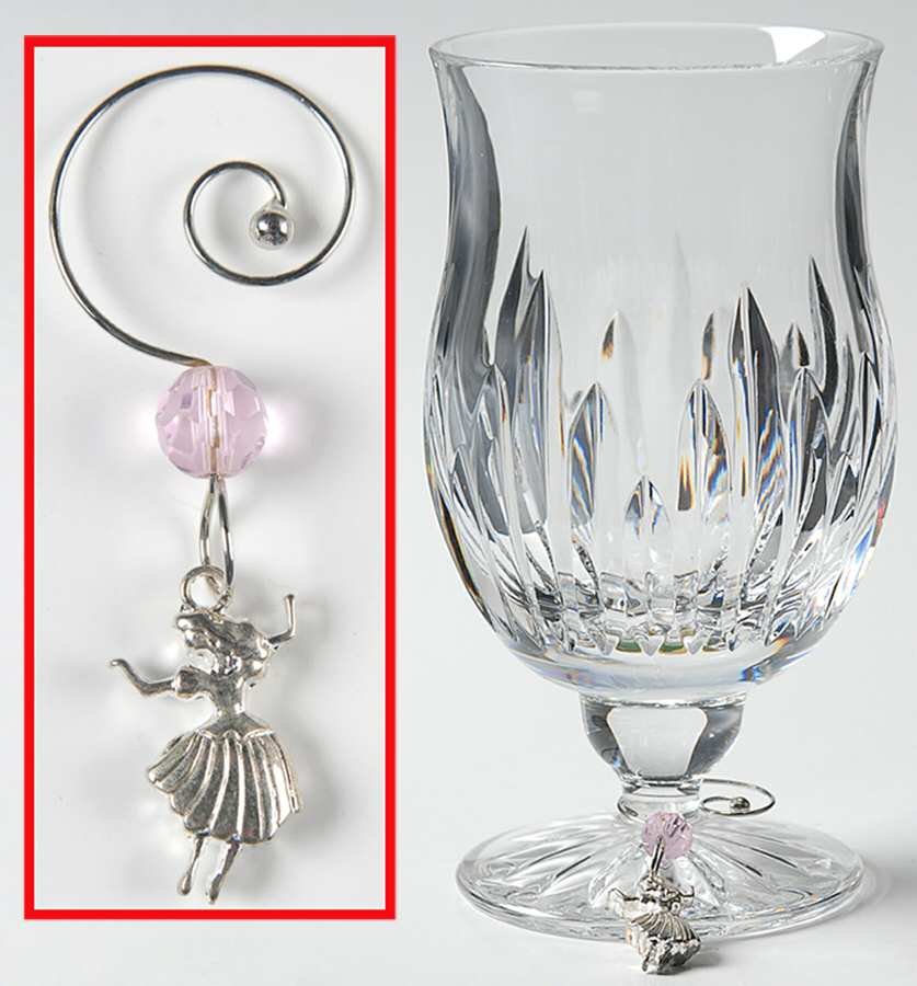 Eileen (Cut) Punch Glass & Twelve Days of Christmas Charm by Waterford Crystal-1