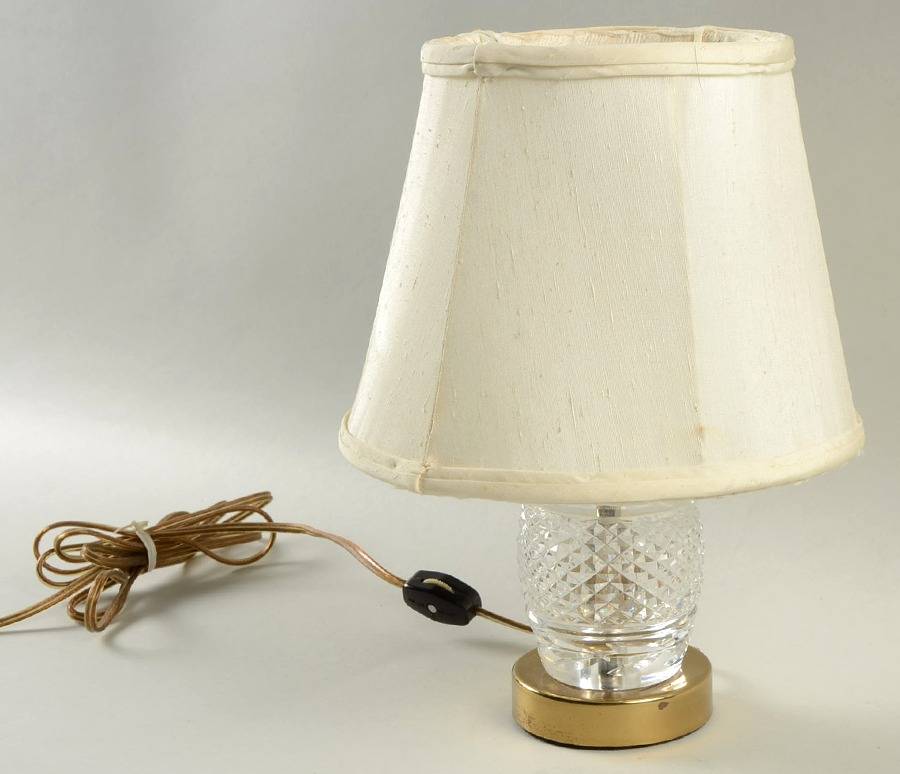 Glandore 9" Electric Lamp & Shade by Waterford Crystal-1