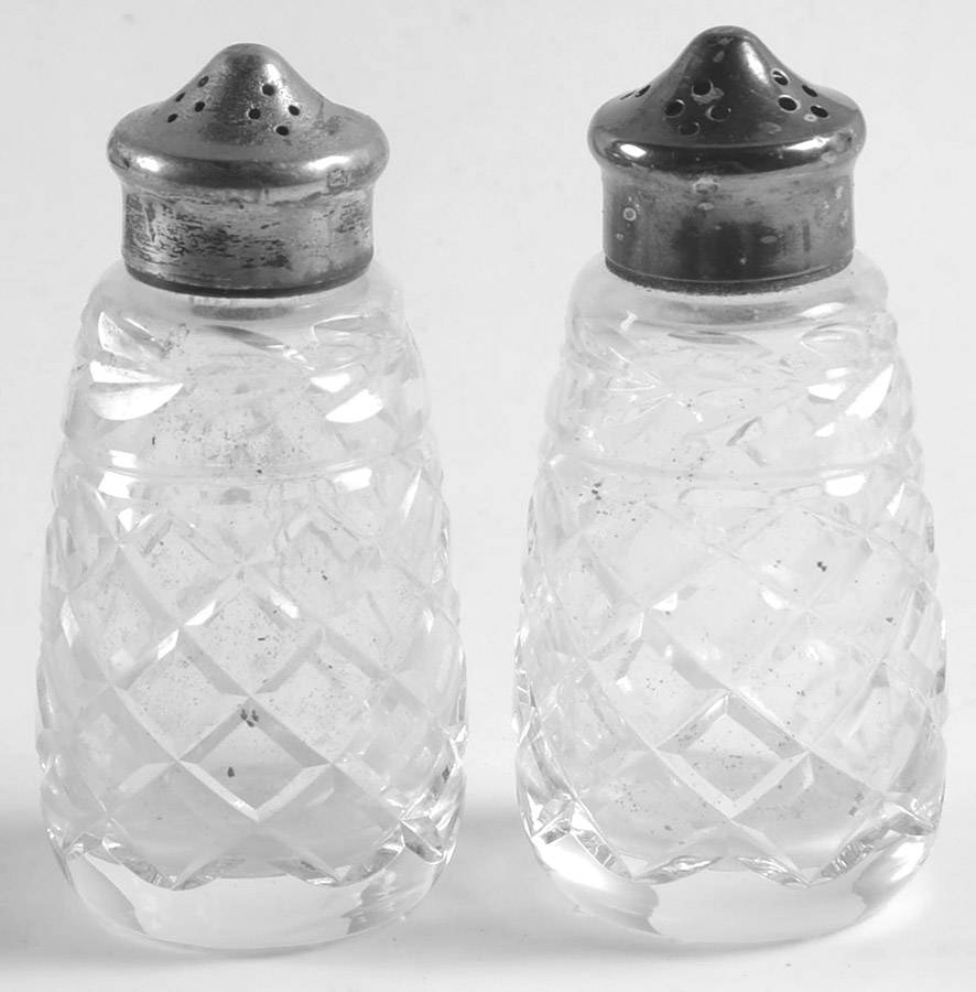 Glandore Shaker Set with Metal Lids by Waterford Crystal-1