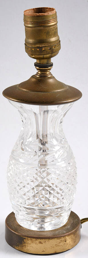 Glandore 9" Electric Lamp Base by Waterford Crystal-1
