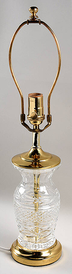 Glandore 21" Electric Lamp Base by Waterford Crystal-1
