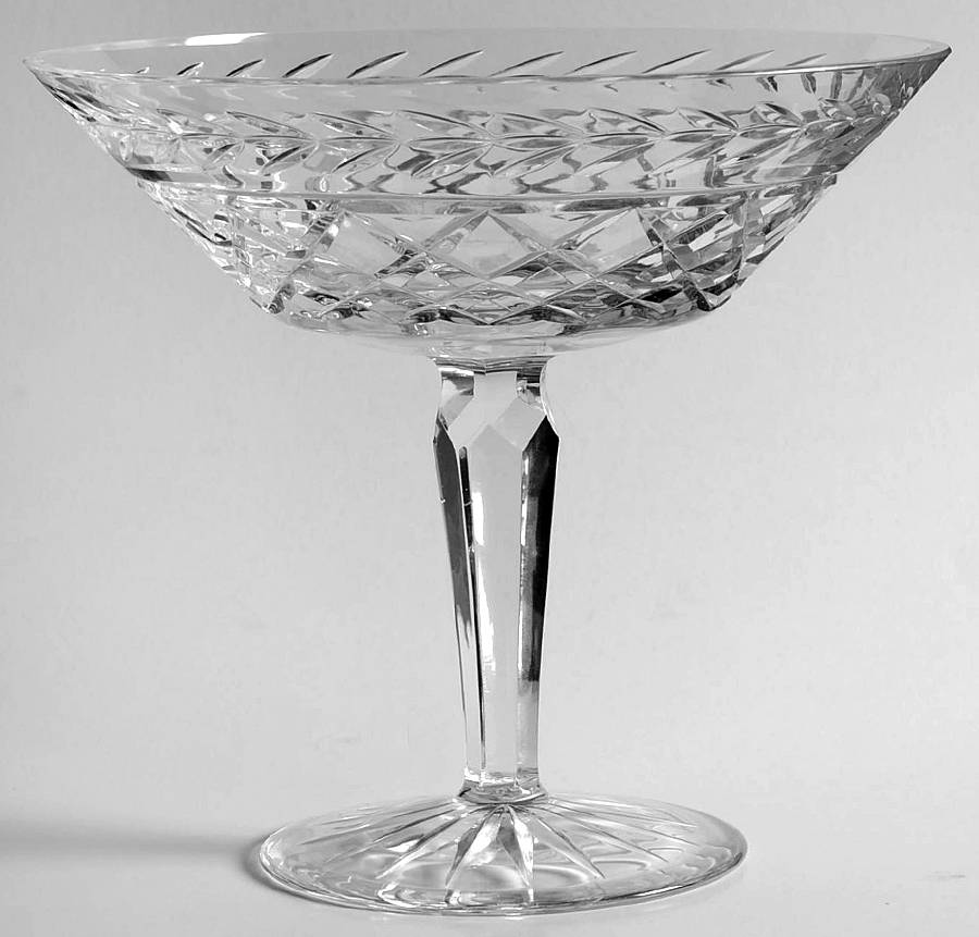 Glandore Round Compote (Height X Width) by Waterford Crystal-1