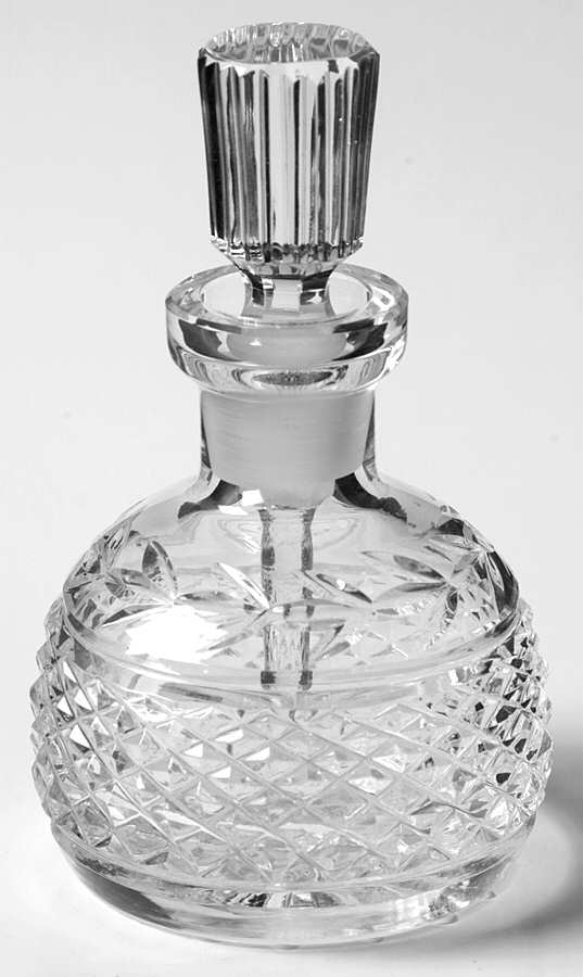 Glandore Round Perfume Bottle & Stopper by Waterford Crystal-1