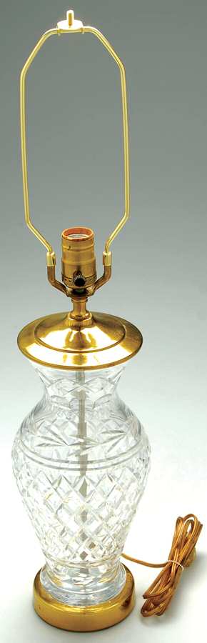 Glandore 26" Electric Lamp Base by Waterford Crystal-1