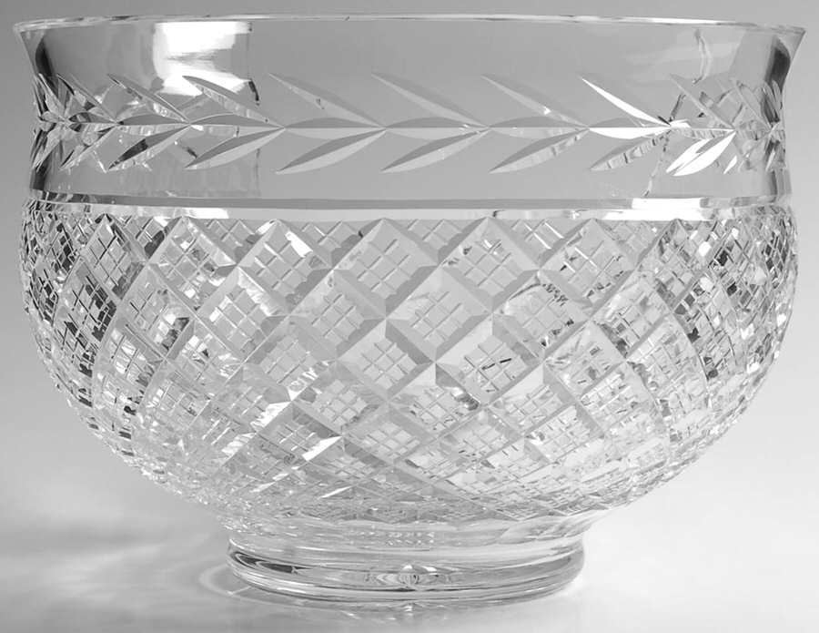 Glandore Punch Bowl by Waterford Crystal-1