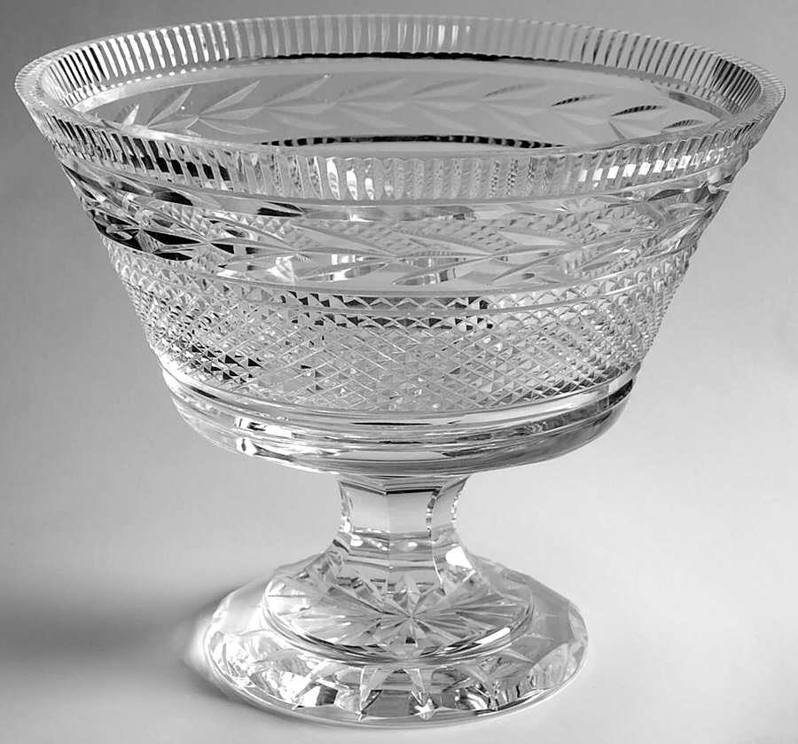 Glandore 10" Footed Bowl by Waterford Crystal-1