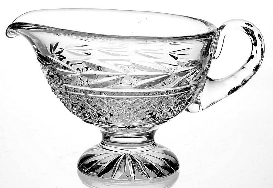 Glandore Sauce Boat by Waterford Crystal-1