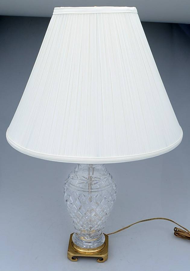 Glandore 25" Electric Lamp & Shade by Waterford Crystal-1