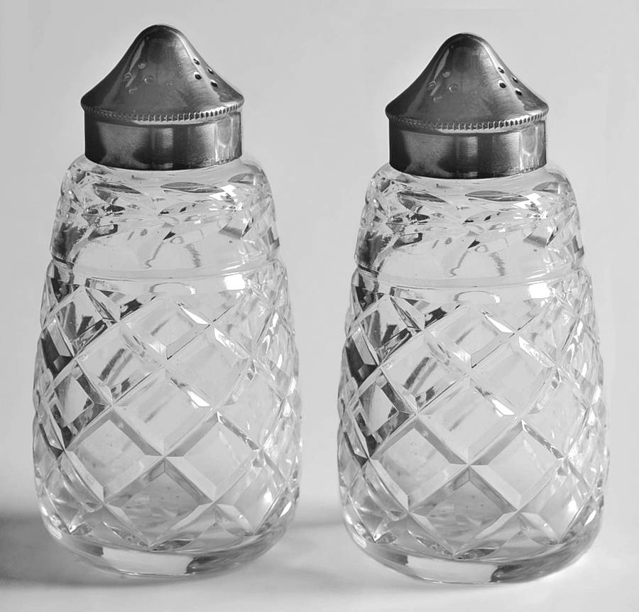 Glandore Shaker Set with Metal Lids by Waterford Crystal-1