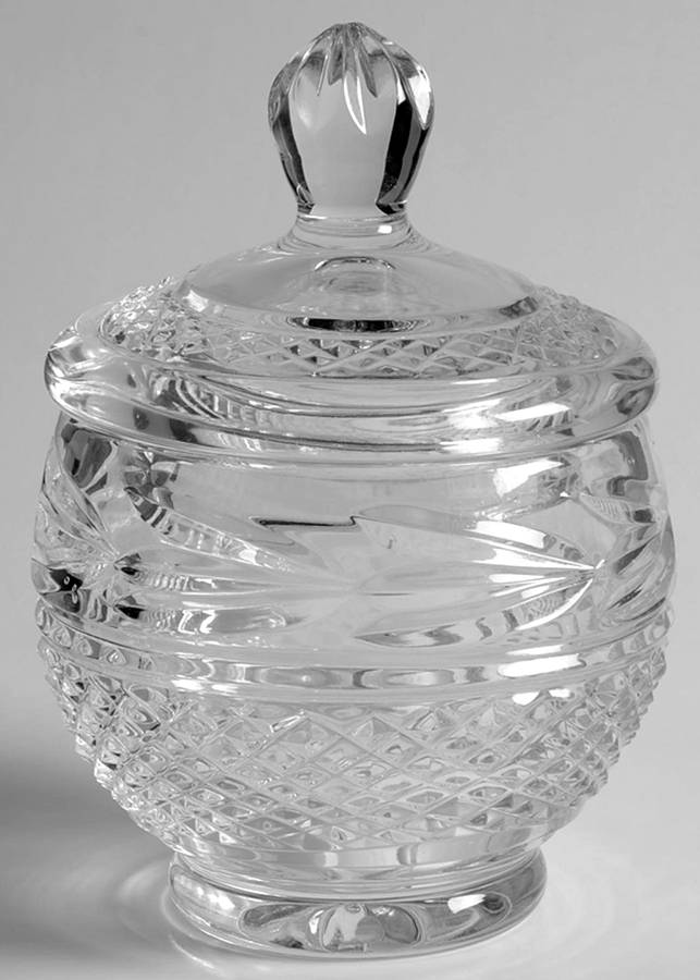 Glandore Honey Jar & Lid by Waterford Crystal-1