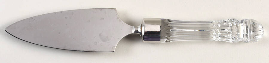 Glenmore (Cut) Cake Knife with Stainless Blade by Waterford Crystal-1