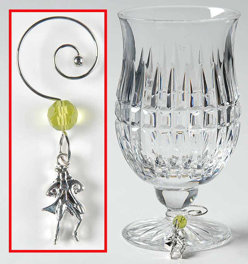 Glenmore (Cut) Punch Glass & Twelve Days of Christmas Charm by Waterford Crystal-1