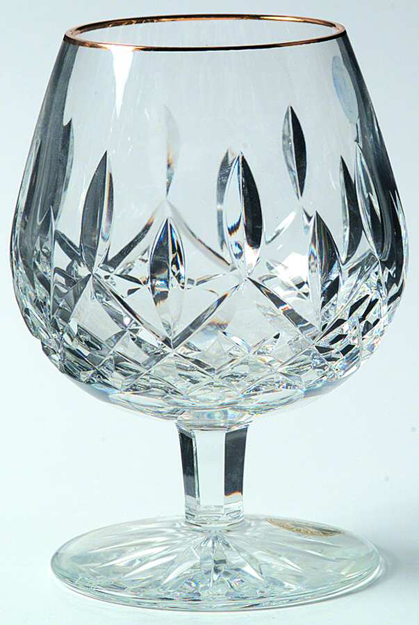 Golden Lismore Tall Brandy Glass by Waterford Crystal-1