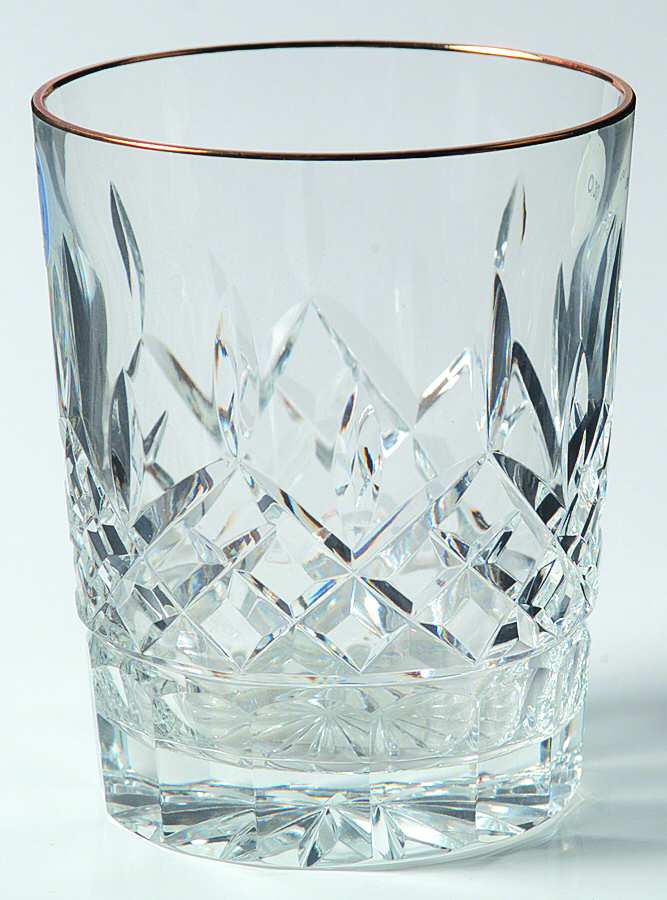 Golden Lismore Tall Double Old Fashioned by Waterford Crystal-1