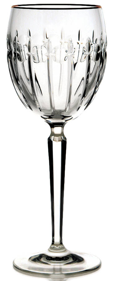 Grenville Gold Water Goblet by Waterford Crystal-1