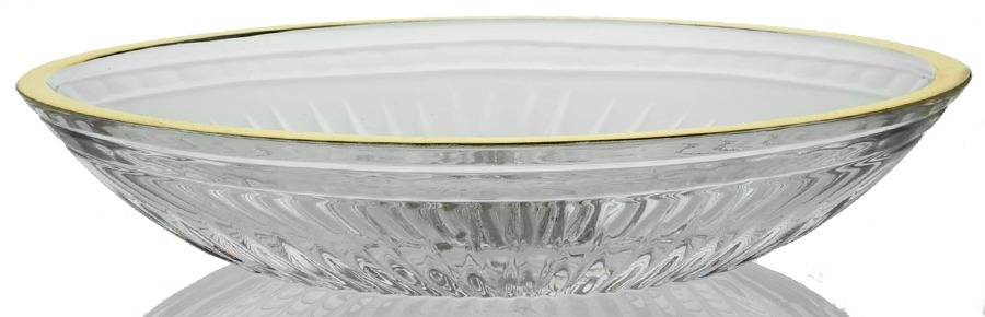 Hanover Gold Pickle Dish by Waterford Crystal-1