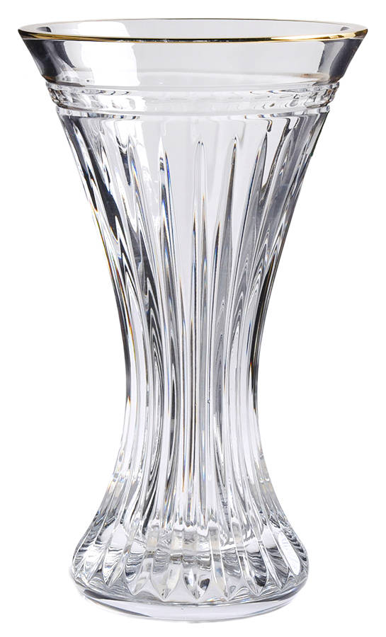 Hanover Gold 8" Flower Vase by Waterford Crystal-1