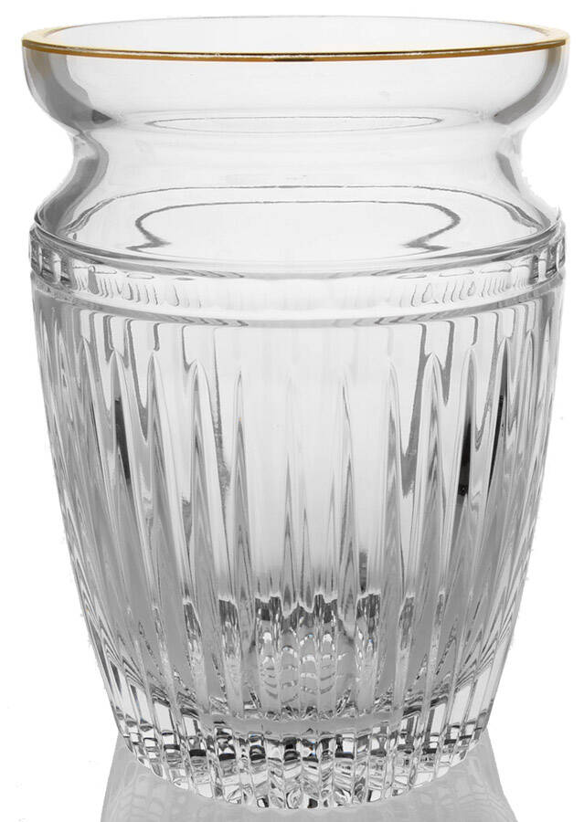 Hanover Gold Biscuit Barrel No Lid by Waterford Crystal-1
