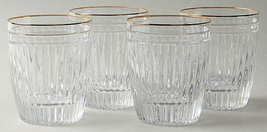Hanover Gold Double Old Fashioned - Set of 4 by Waterford Crystal-1