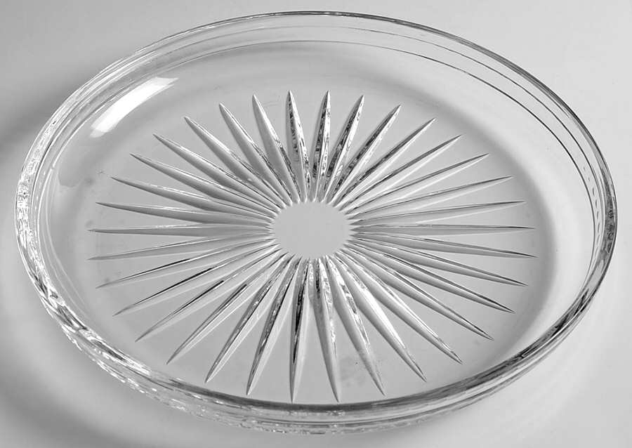 Hanover 11" Round Tray by Waterford Crystal-1
