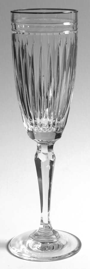 Hanover Platinum Fluted Champagne by Waterford Crystal-1