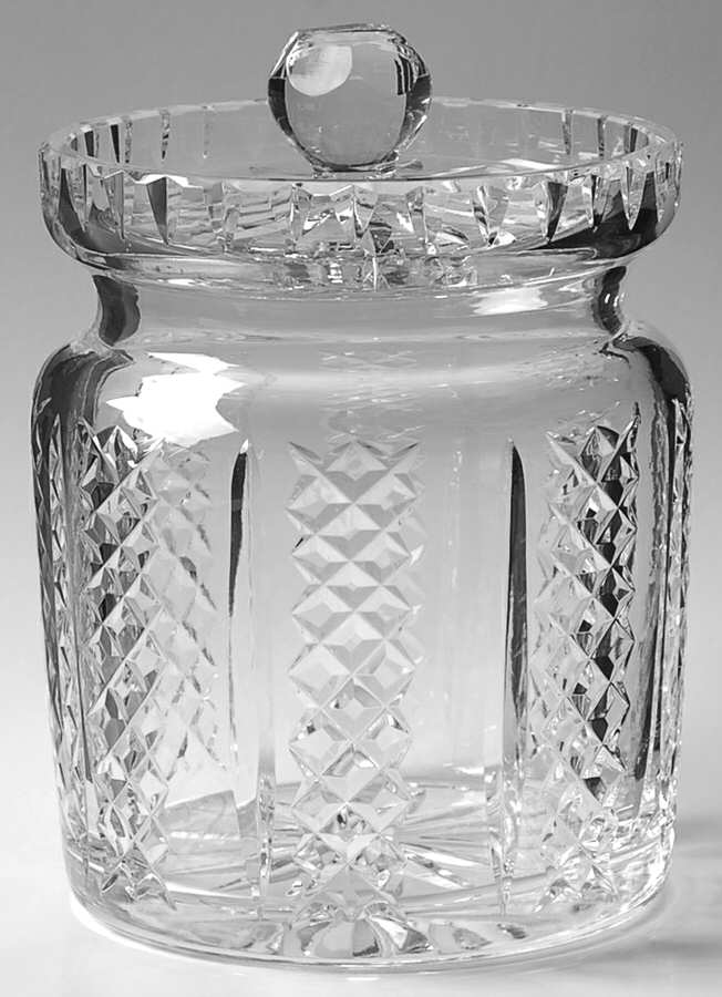 Hibernia Biscuit Barrel & Lid by Waterford Crystal-1