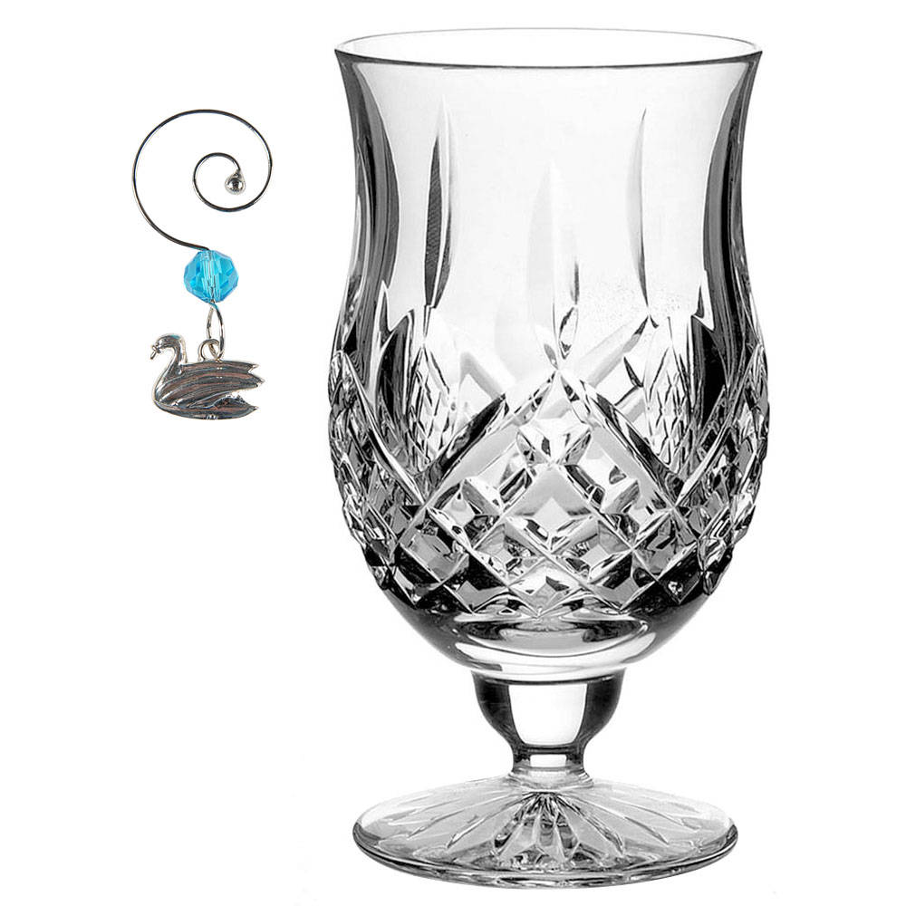 Kenmare (Cut) Punch Glass & Twelve Days of Christmas Charm by Waterford Crystal-1