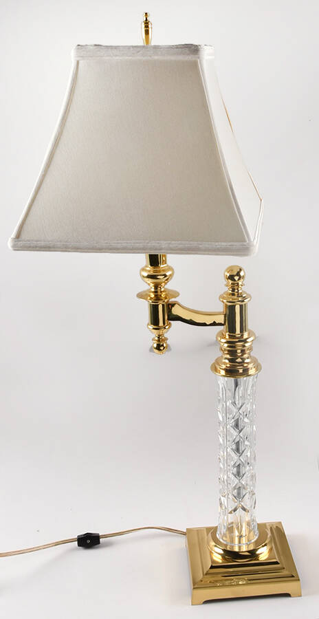 Kinsale (Cut) 30" Electric Lamp & Shade by Waterford Crystal-1