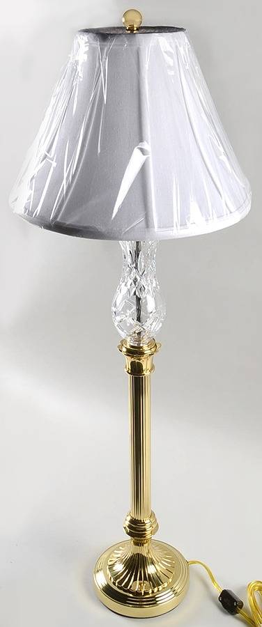 Lismore 35" Buffet Lamp & Shade by Waterford Crystal-1