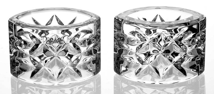 Lismore (Set of 2) Boxed Napkin Rings by Waterford Crystal-1