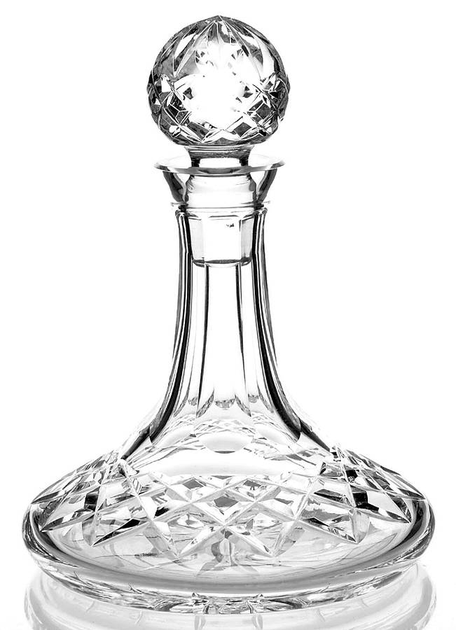 Decanters Miniature Ships Decanter & Stopper by Waterford Crystal-1