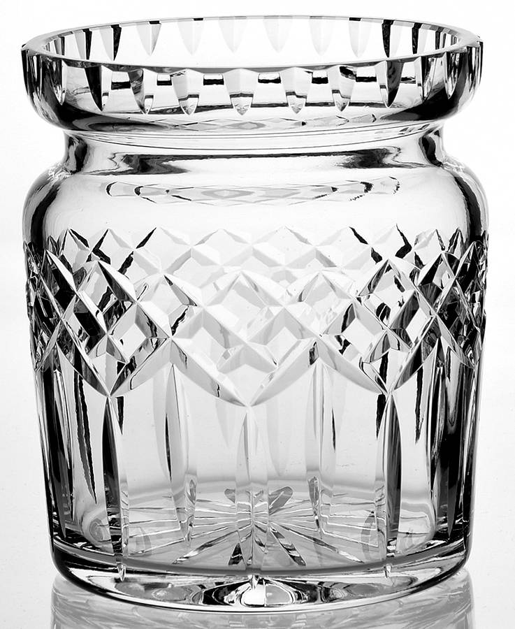 Lismore Biscuit Barrel No Lid by Waterford Crystal-1
