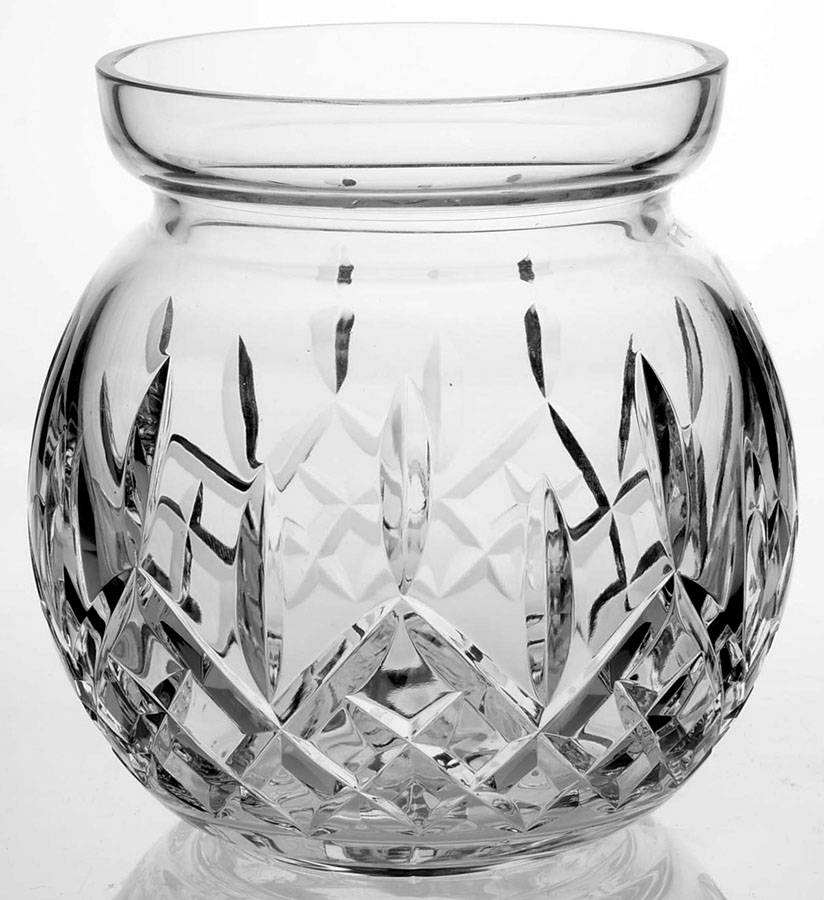 Lismore Round Biscuit Barrel-No Lid by Waterford Crystal-1