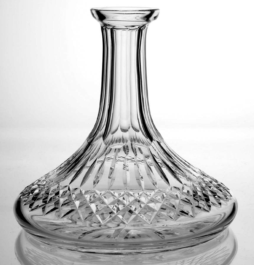 Lismore Ships Decanter No Flat Stopper by Waterford Crystal-1