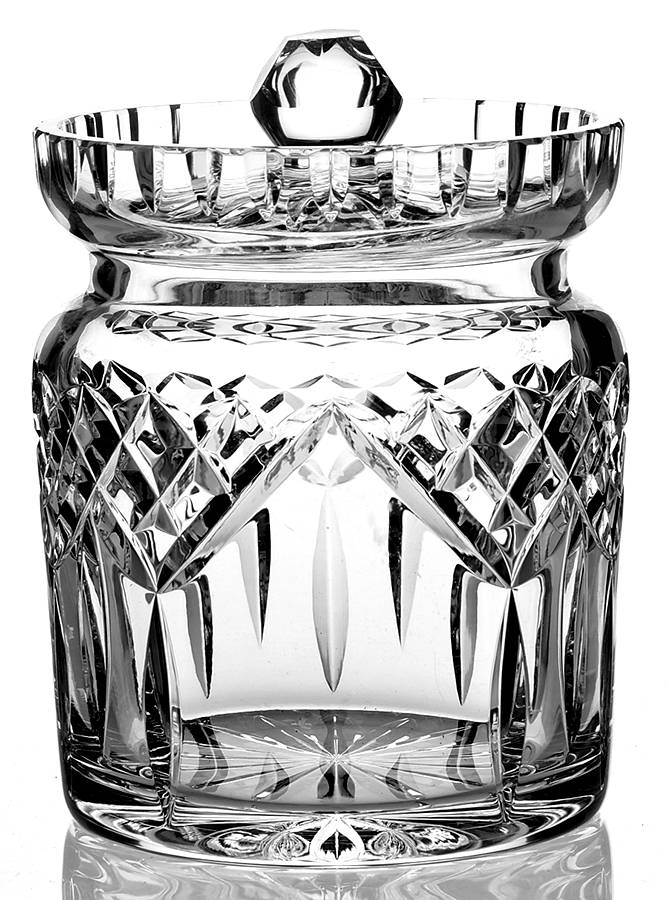 Lismore Biscuit Barrel & Lid by Waterford Crystal-1