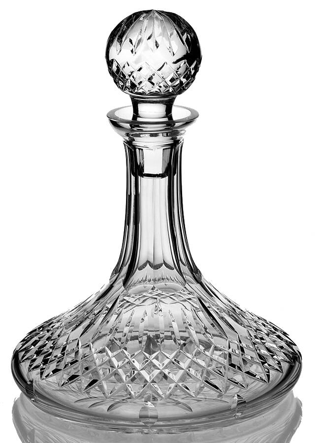 Lismore Ships Decanter & Stopper by Waterford Crystal-1
