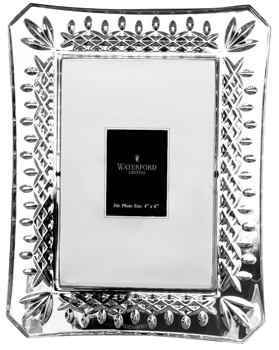 Lismore Frame-Holds 4" X 6" Photo by Waterford Crystal-1
