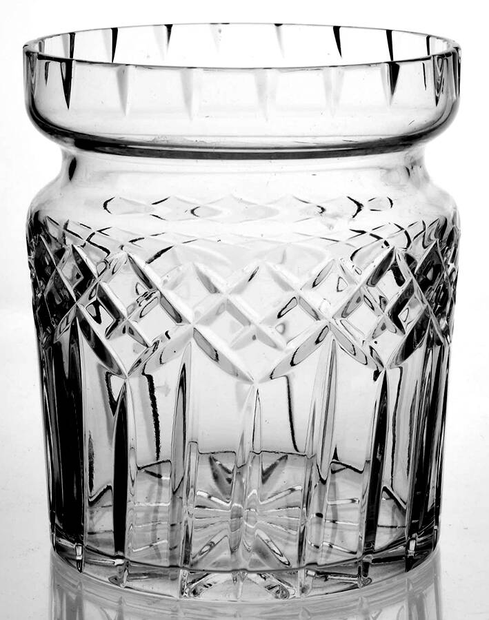 Lismore Biscuit Barrel No Lid by Waterford Crystal-1