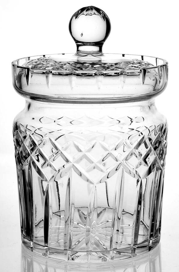 Lismore Biscuit Barrel & Lid by Waterford Crystal-1