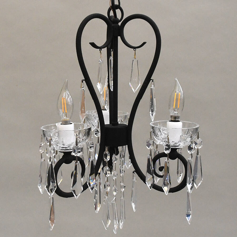 Lismore 3 Arm Ceiling Pendant Lamp by Waterford Crystal-1