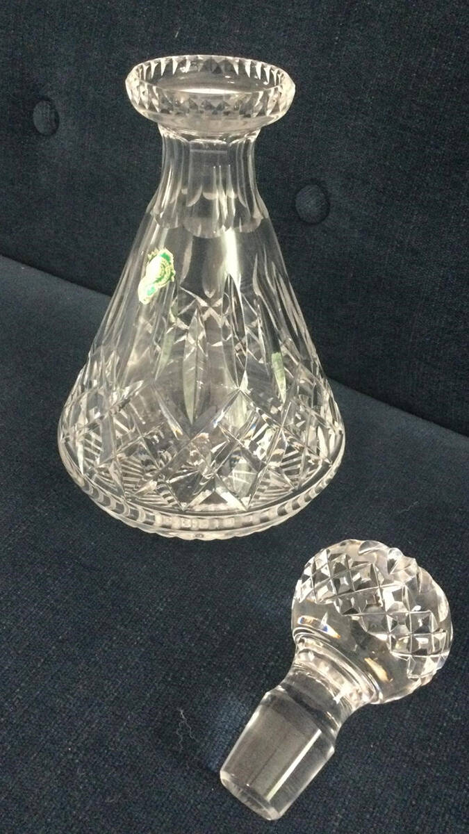 Lismore Roly Poly Decanter & Stopper by Waterford Crystal-1