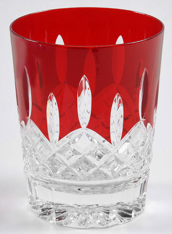 Lismore Red Double Old Fashioned by Waterford Crystal-1